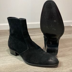 YSL Wyatt Suede Boots